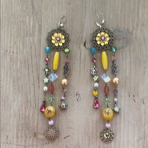 Earrings shoulder length